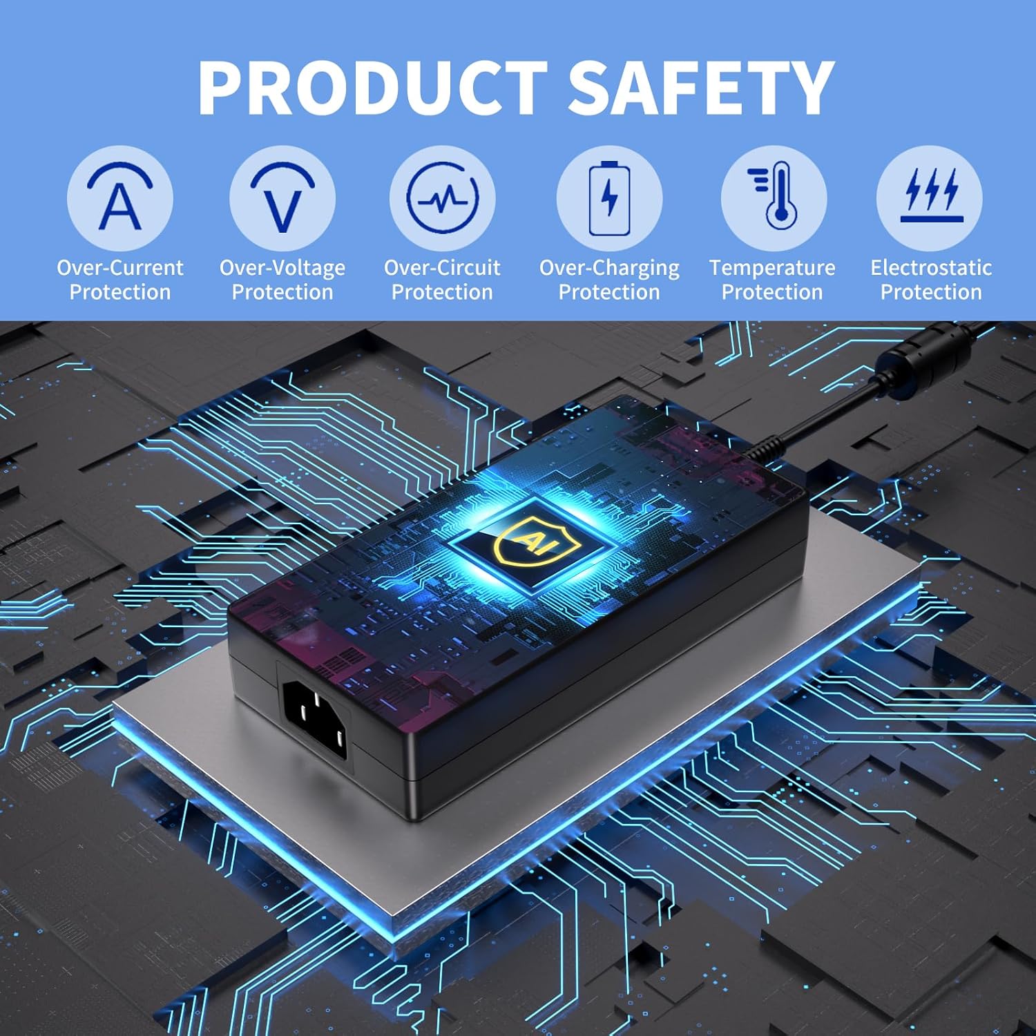 19.5V 11.8A 230W Laptop Charger for Acer Nitro 5 16 17 14 Predator Helios 300 PH315-53 54 55 AN16-51 AN17-71 Predator Triton 300 500 Aspire 7 A715-41G A715-42G Laptop Power Supply Adapter-5.5 * 1.7MM