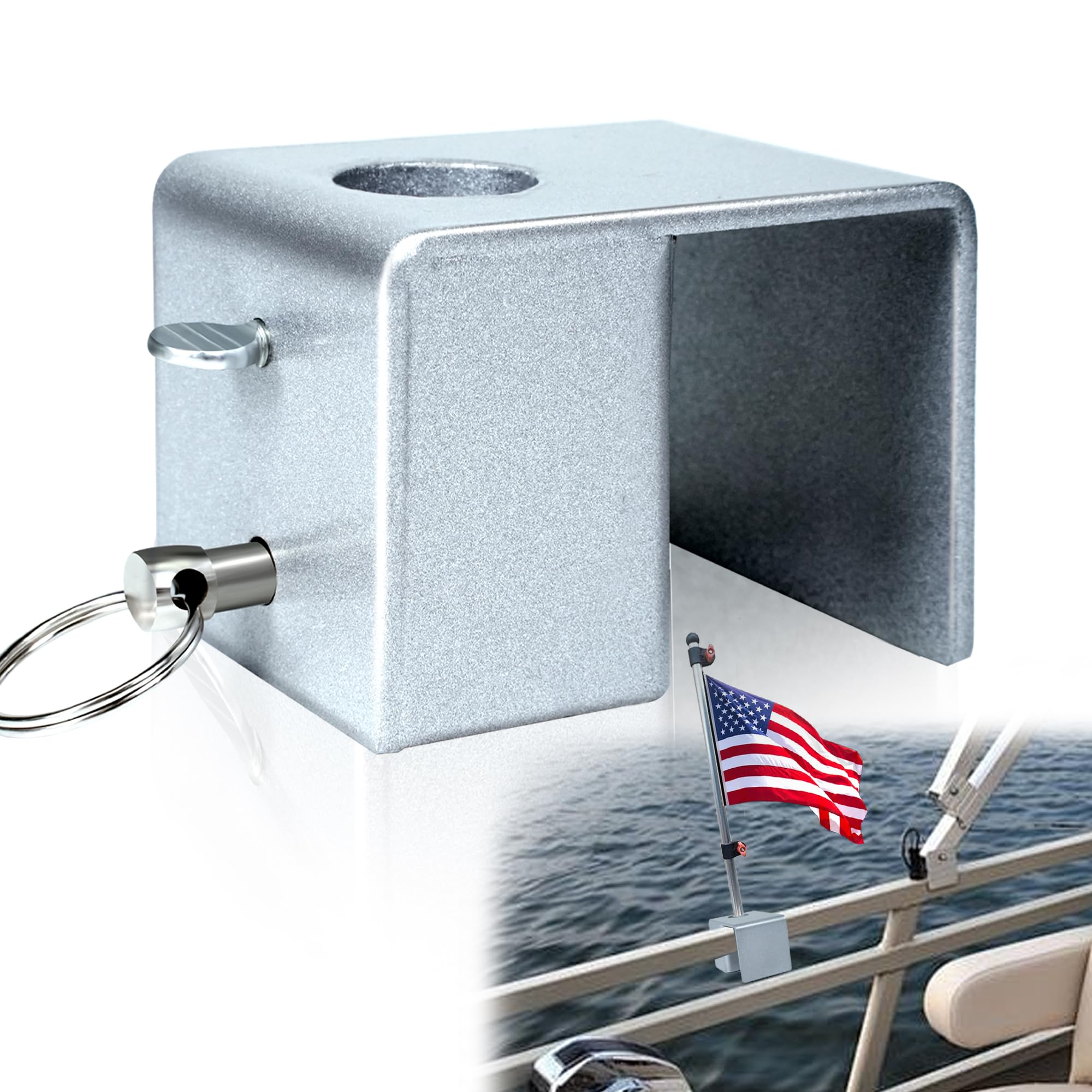 Boat Flag Holder Pontoon Boat Flag Pole Holder For 1
