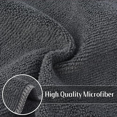Miniatura 3 de Repasador Sinland Absorbent Microfiber Dish Cloth Kitchen Streak Free Cleaning Cloth Dish Rags Lens Cloths 12 pulgadas x 12 pulgadas Pack de 12