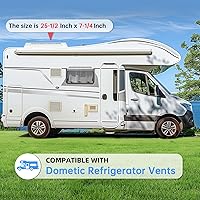 Vista 5 de HECASA Cubierta de Ventilación para Refrigerador de RV Compatible con Ventilaciones Dometic Tapa de Repuesto Directo Modelo Universal 65528