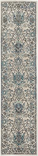 Vista 39 de Mohawk Home Bonilla - Alfombra oriental floral de 5 pies 3 pulgadas x 8 pies, color azul cielo, perfecta para sala de estar, comedor, oficina
