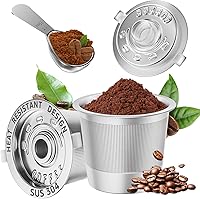 Vista 8 de 1 paquete de cápsulas de café reutilizables K Cups para Keurig 1.0: cápsulas de café reutilizables de acero inoxidable para cápsulas de café Keurig