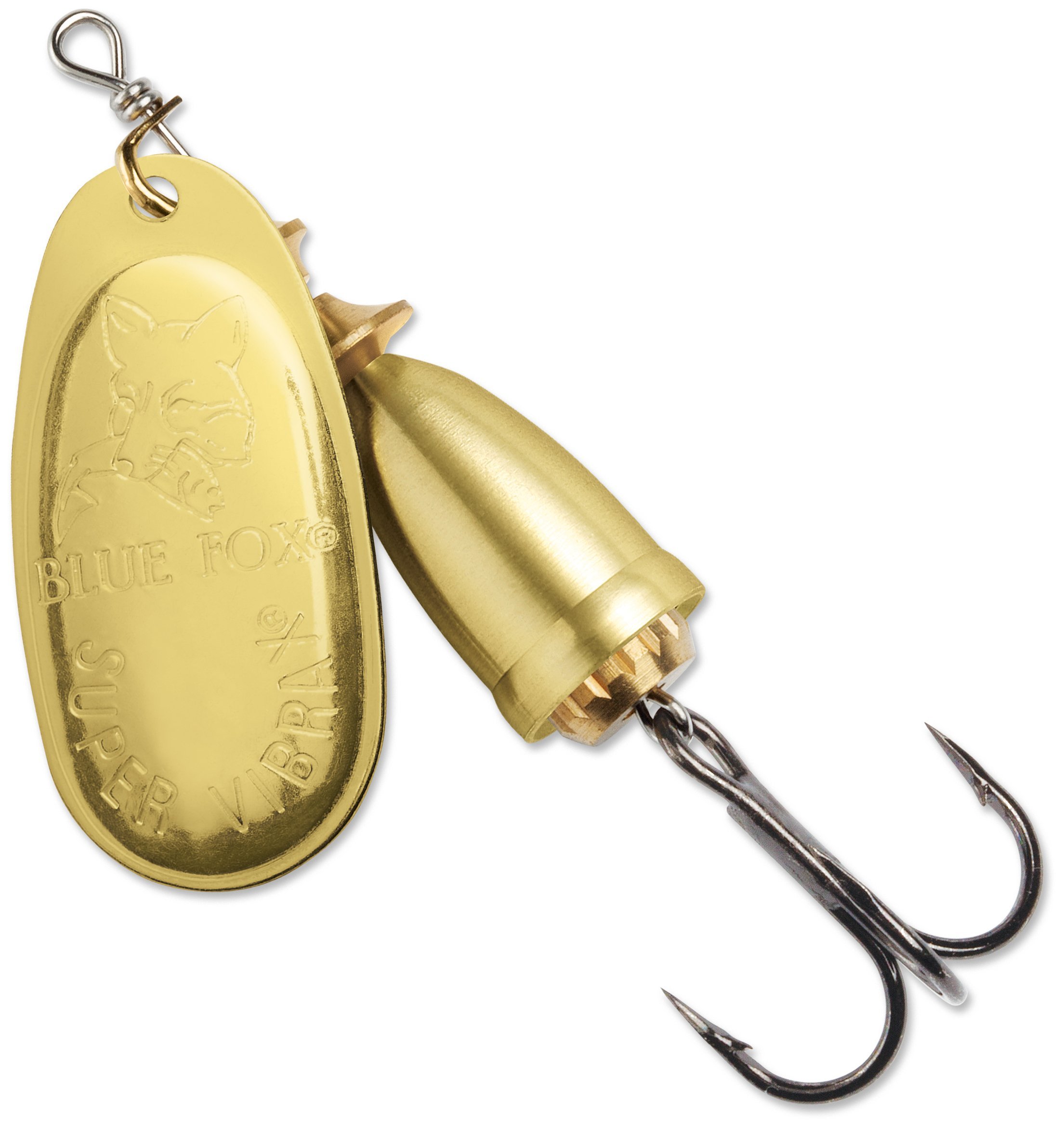 Blue FoxClassic Vibrax 06 Plated 5/8 (Gold/Gold, Size- 3.75)