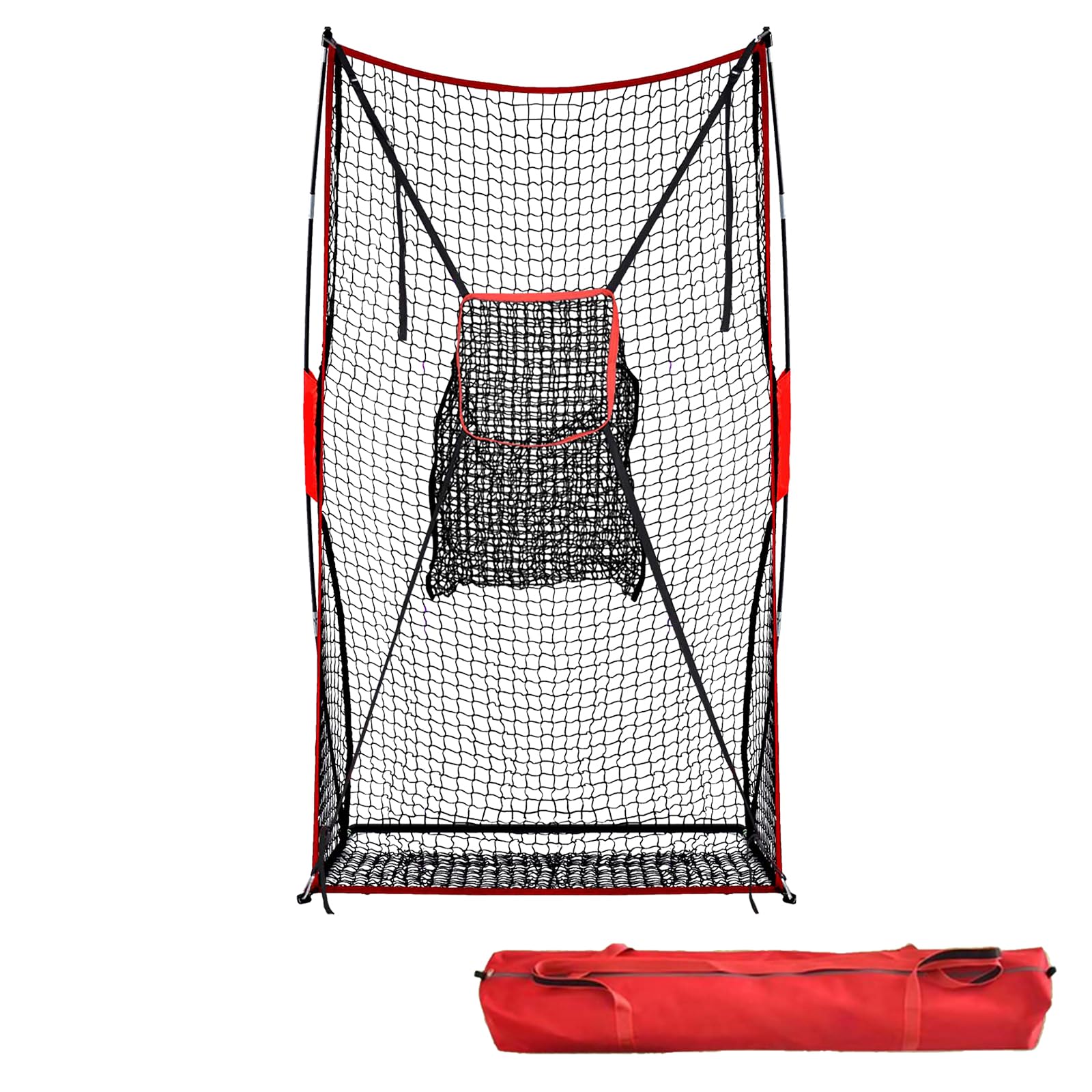OKAYES Football Kicking Net Football Throwing Nets for Field Goal Portable 3×6FT Training Target for Improving Passing Kicking Accuracy
