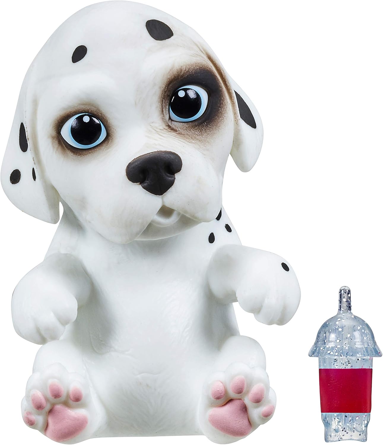 OMG Pets - Soft and Squishy Interactive Tactile Puppy Comes to Life, Cries and Eats - Dalmatian