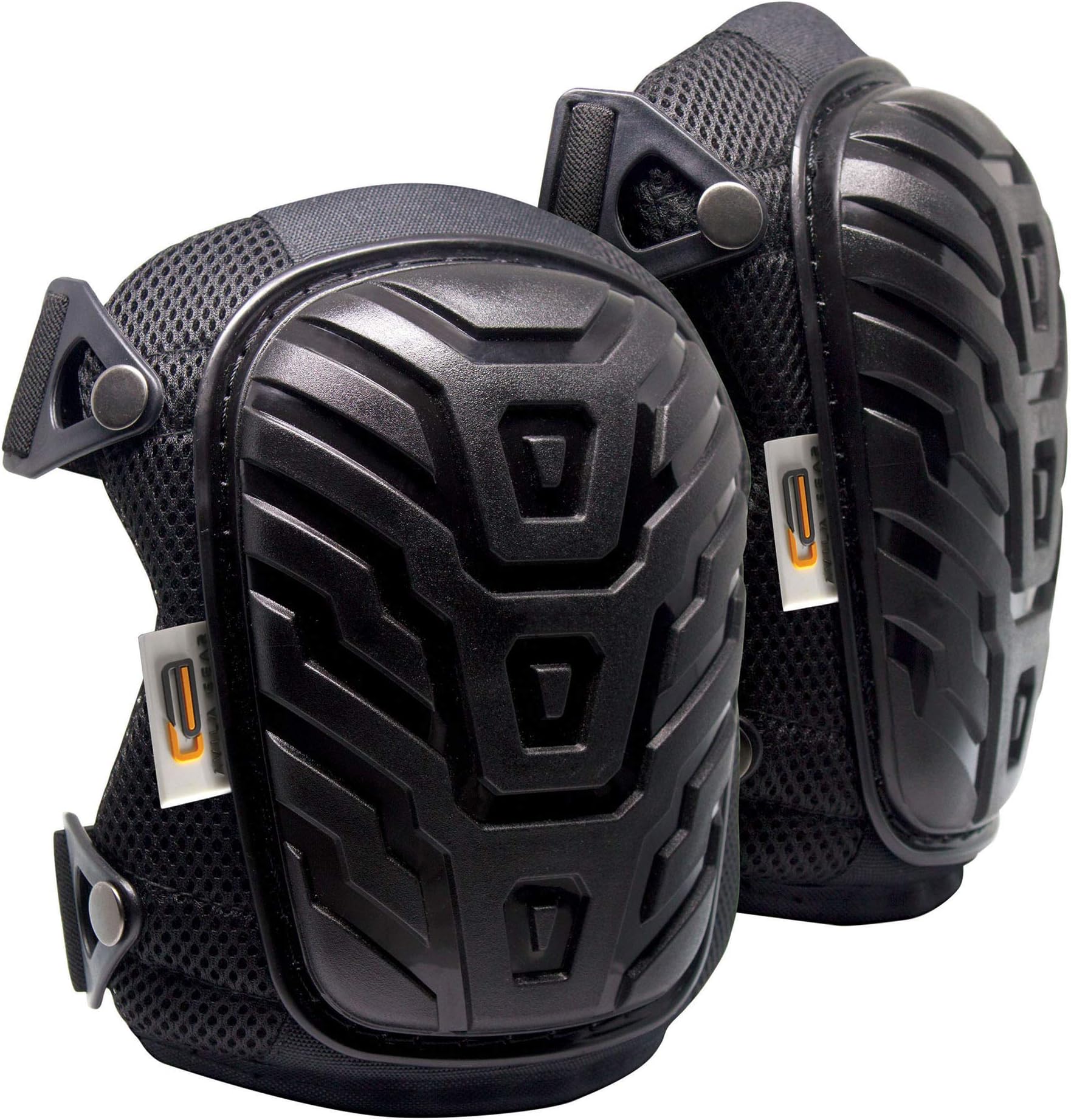 Knee Pads for Work Construction Flooring and Gardening - Comfort and Safety for Heavy Duty Work - Professional Protective Gear with Soft Gel Cushion, Foam Padding and Strong Adjustable Double Straps