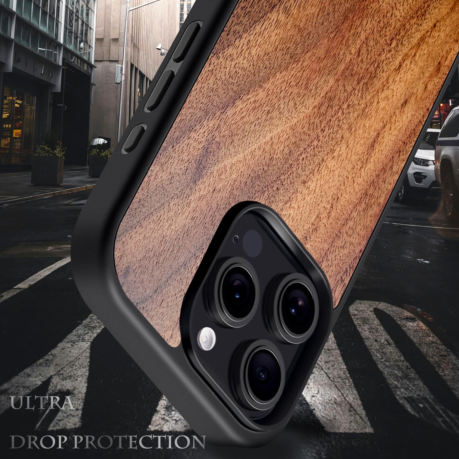 Apple iPhone 16 Pro Max ウッド レジン パターン ケース Amazon.com: JuBeCo Wooden Phone Case is Suitable for iPhone 16 Pro