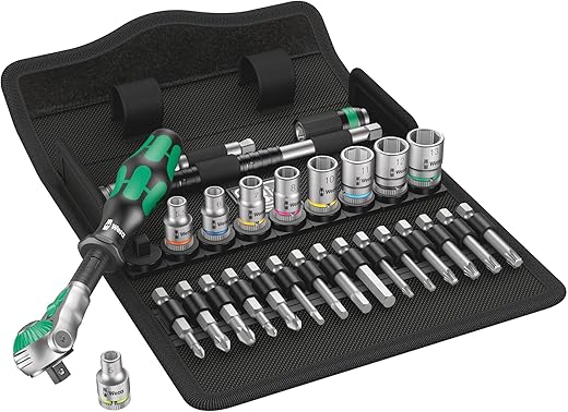 סט מפתחות ראצ'ט Zyklop Speed 1/4" Wera דגם 8100 SA 6