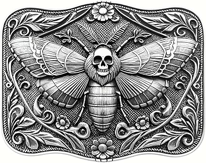 Cowboy Belt Buckle for Men Women Vintage Rodeo Texas Map 1836 Longhorn bull Western Belt Buckles