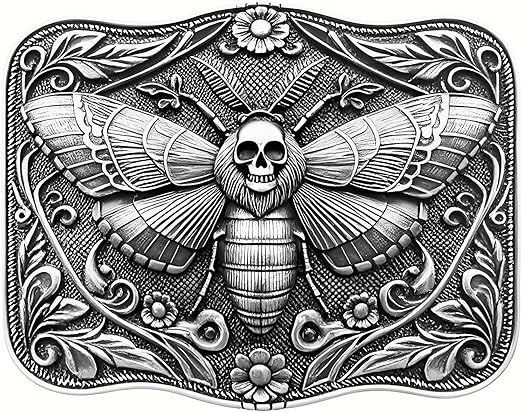 Cowboy Belt Buckle for Men Women Vintage Rodeo Texas Map 1836 Longhorn bull Western Belt Buckles