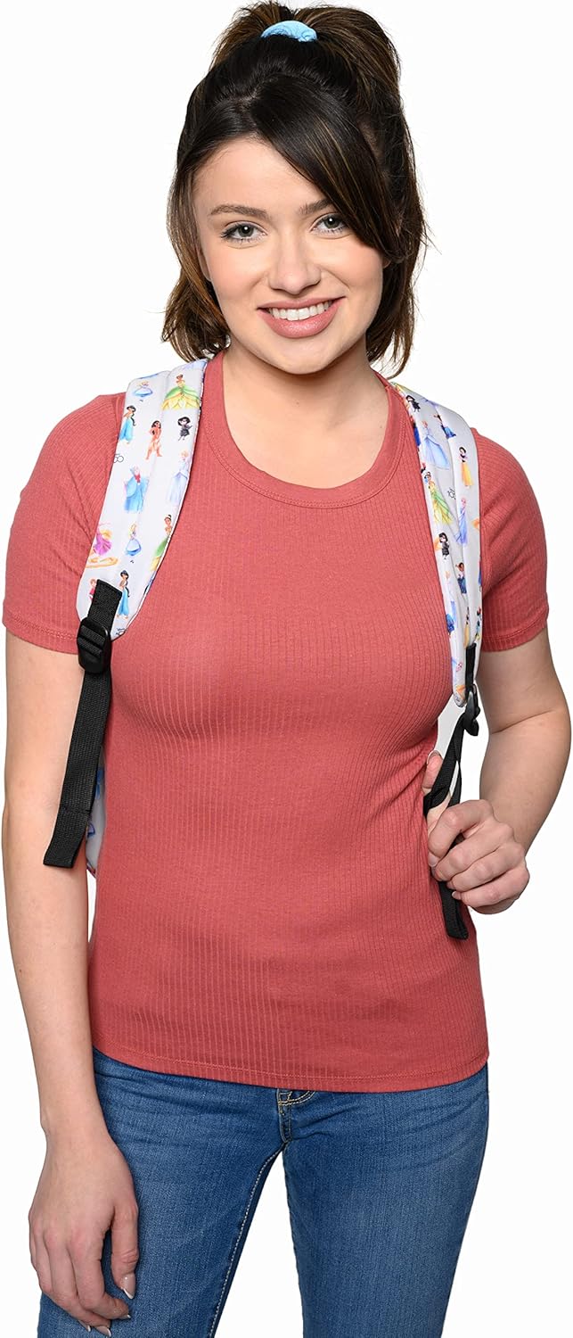 Disney 16" Laptop Backpack Cargo Pocket D100 Princess Minnie Mouse AOP - Image 8