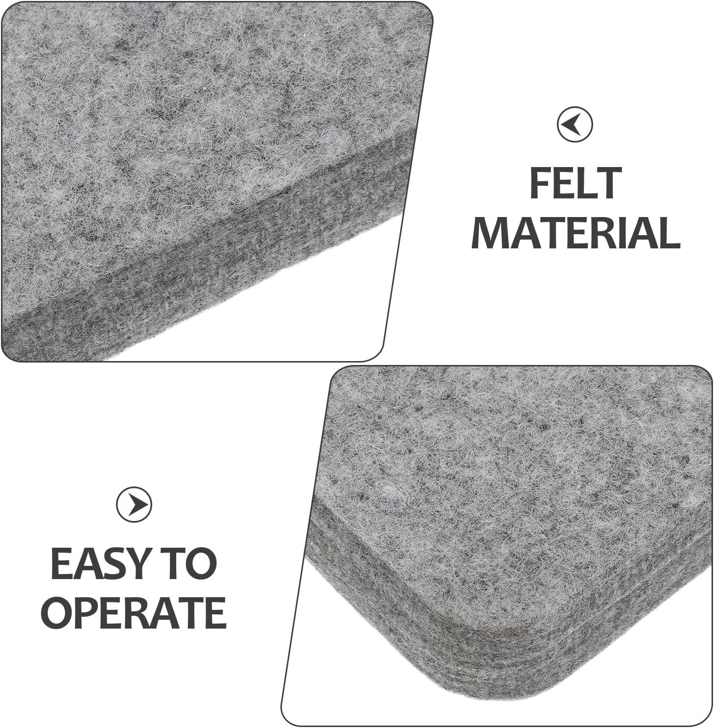 HAPINARY Needle Felting Mat: Wool Felting Pad - 10x8x1in Needle Felt Cushion Mats for Crafting DIY Wool Felt Knitting - Crochet Needlework Art Supplies Dark Grey