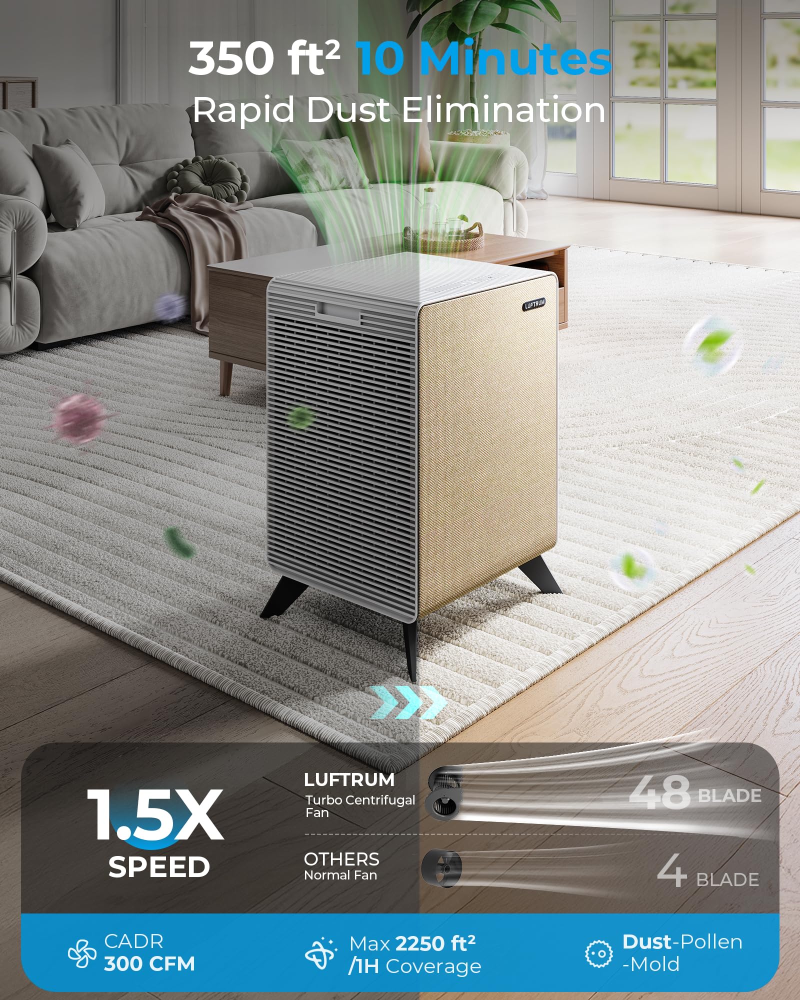 99.97 Percent Efficient High Capacity HEPA Filter - 24 x 24 x 11.5 in.