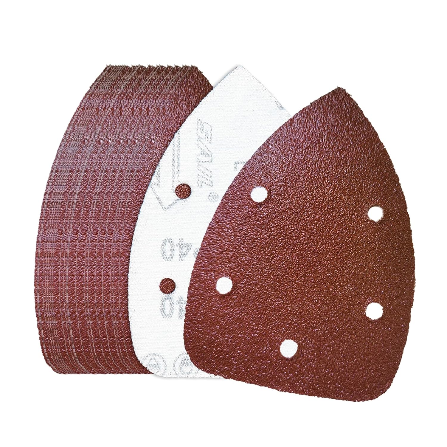 LOUZAGO 50 Pcs 40 Grit Mouse Sandpaper, Aluminum Oxide Detail Sander