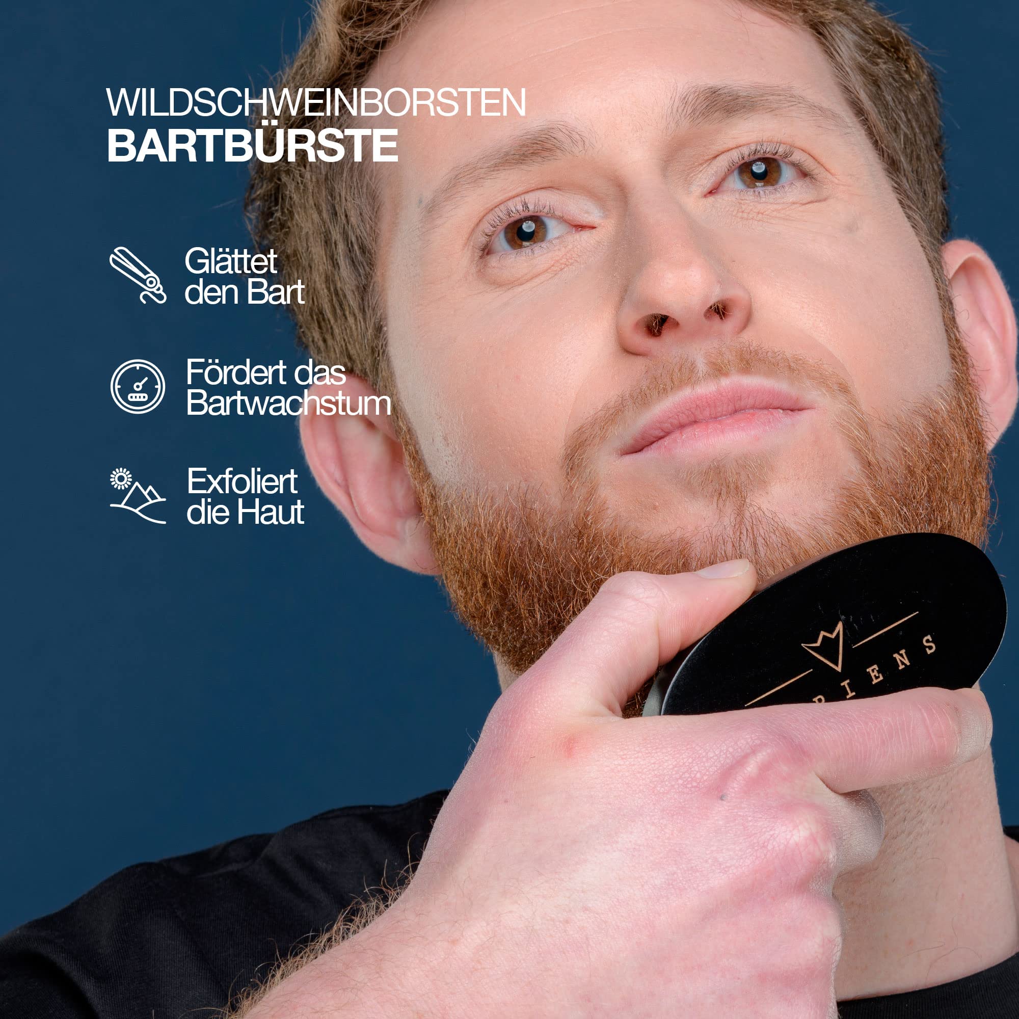 Sapiens BarberShop Bartpflege Set für Männer - Bio Bartöl und Bio Bart Balsam Cosmos Organic Zertifiziert - Bartkamm und Bartbürste, Bartschere, Reisebeutel - Beard Care Kit Made in EU