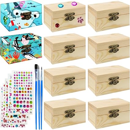 Oooaooo Schatztruhe Set Für Kinder - 21-teilige Holzkiste Mit Goldmünzen Für Piratenpartys