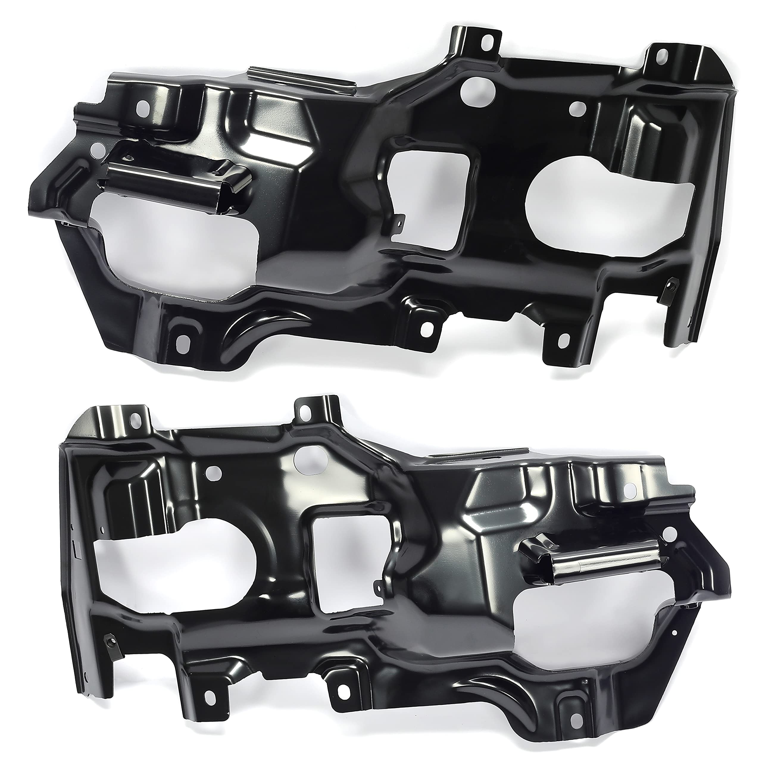 KUAFU Front Bumper Bracket Compatible with 2016-2019 GMC Sierra 1500 Limited All Cab Support Bracket Replacement for 23381977 23381978 GM1062116 GM1063116 Pair