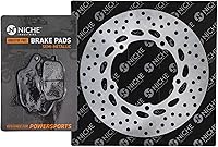 Vista 1 de NICHE Pastillas de freno trasero derecho semi metálico kit para Yamaha Diversion 600 XJ6-S 5SL-W0046-00-00 20S-2582W-00-00