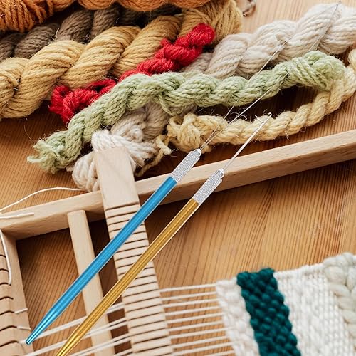 Miniatura 8 de FRCOLOR 1 juego de cuentas de herramienta de trenza receptora de cabello para cuentas de color de cabello, gancho para tirar, aguja, extensión de