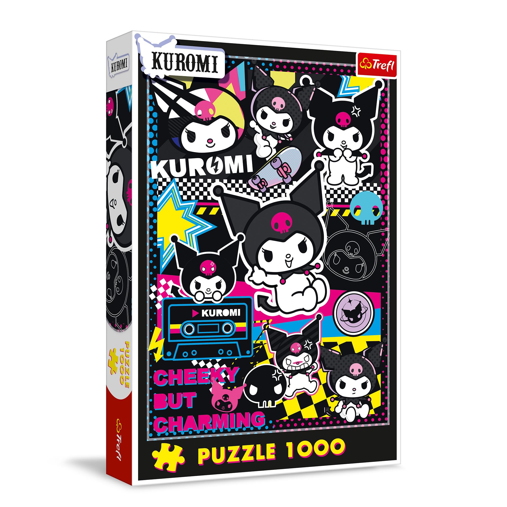 Trefl - Kuromi, In der Welt von Kuromi - Puzzle 1000 Teile - Puzzle mit Zeichentrickfilmfiguren, für Erwachsene und Kinder ab 14 Jahren