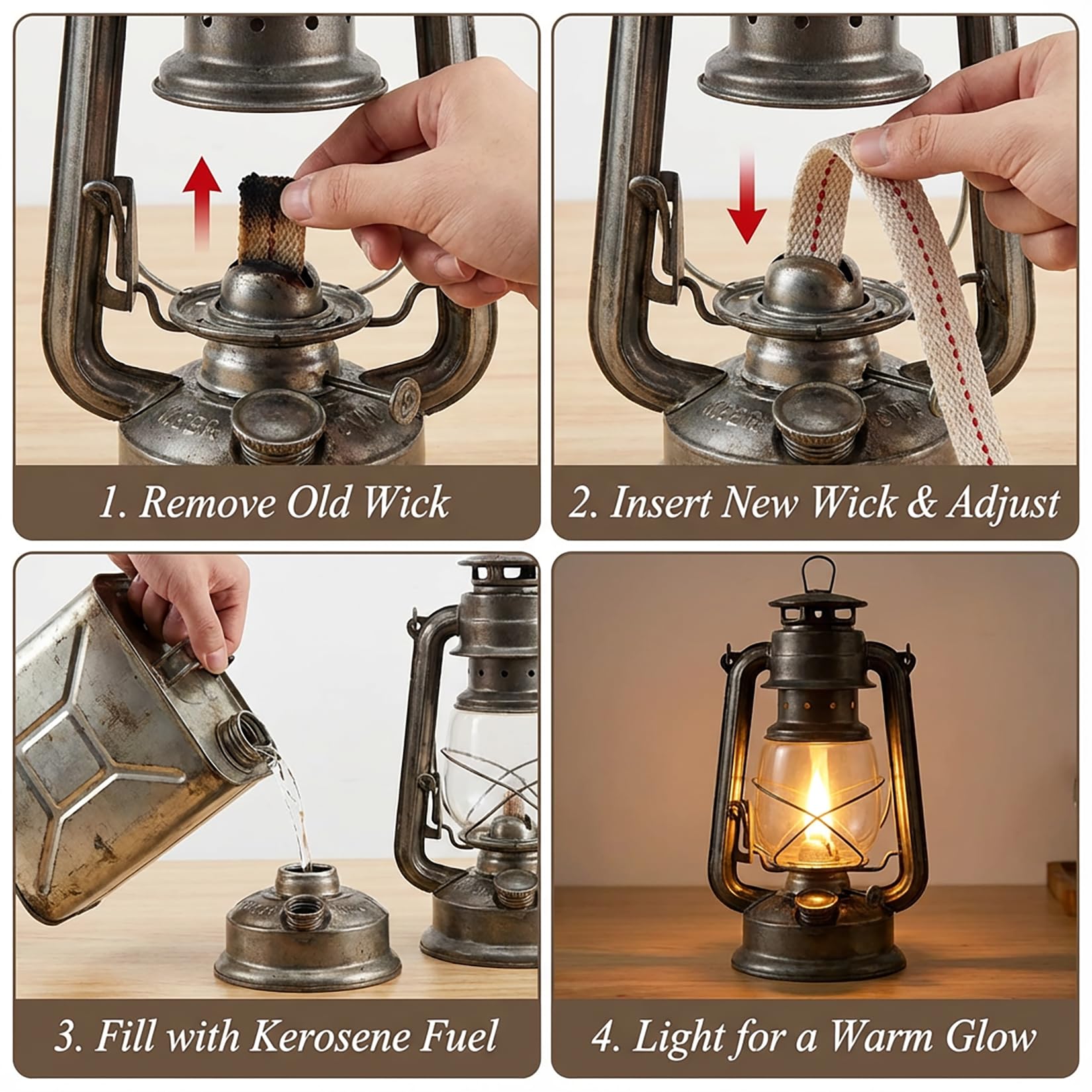 Amazon.com: Sukh Oil Lamp Wicks - Lantern Wicks 3 Rolls 1/2 Inch