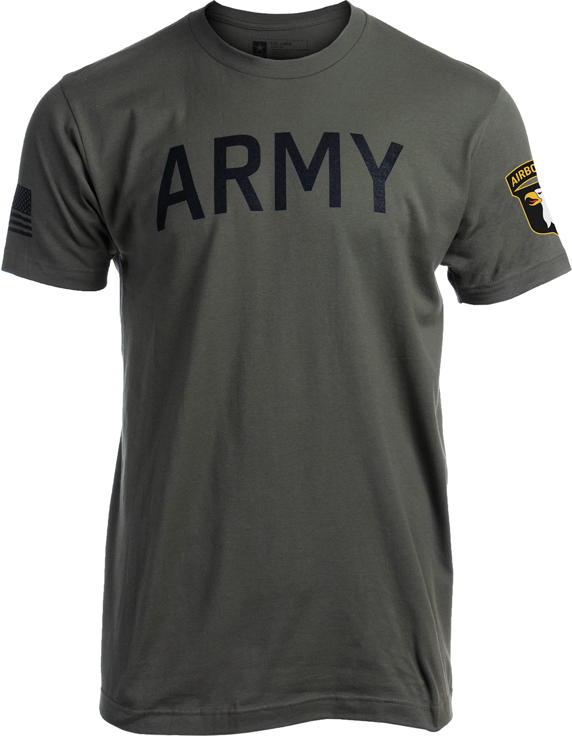 Ann Arbor T-shirt Co.Army PT Style Shirt | U.S. Military Physical Training Infantry Workout T-Shirt