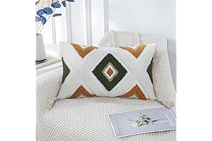 Textured Tassel Geometric Throw Pillows