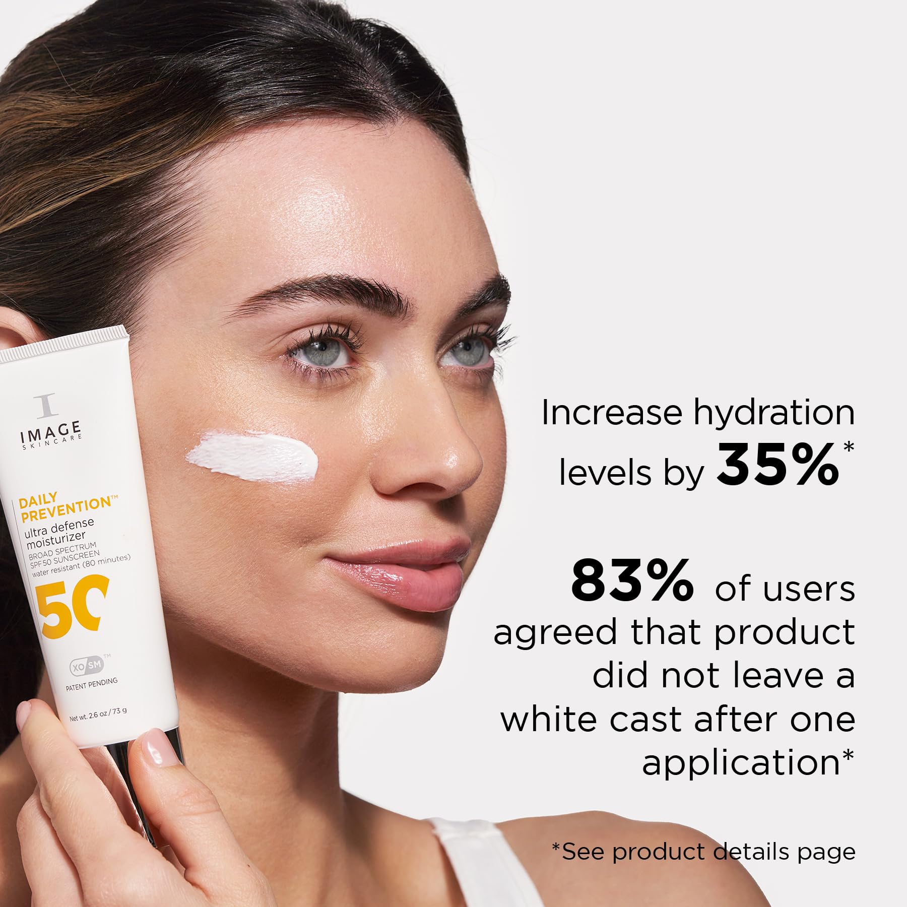 IMAGE Skincare DAILY PREVENTION Ultra Defense Moisturizer, SPF 50 Broad Spectrum Sunscreen, Fragrance Free