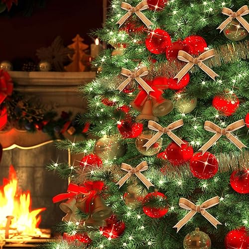 Miniatura 137 de Chuangdi 3/8 pulgadas, 60 yardas, cinta de terciopelo azul verde azulado de Navidad, cintas anchas de terciopelo vintage para adornos de árbol