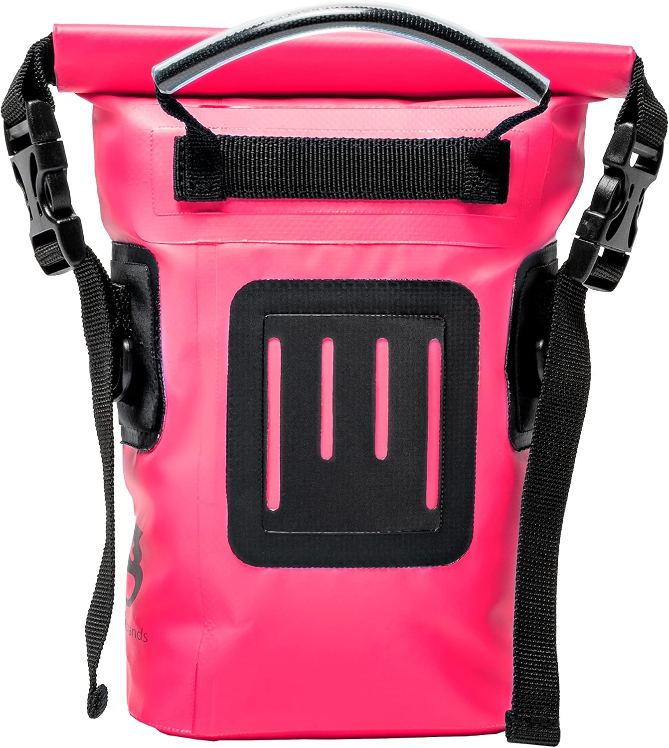 geckobrands Waterproof Phone Tote with 2L Dry Bag and Adjustable Strap – Protect Your Phone and Valuables While on The Go Neon Pink image 4