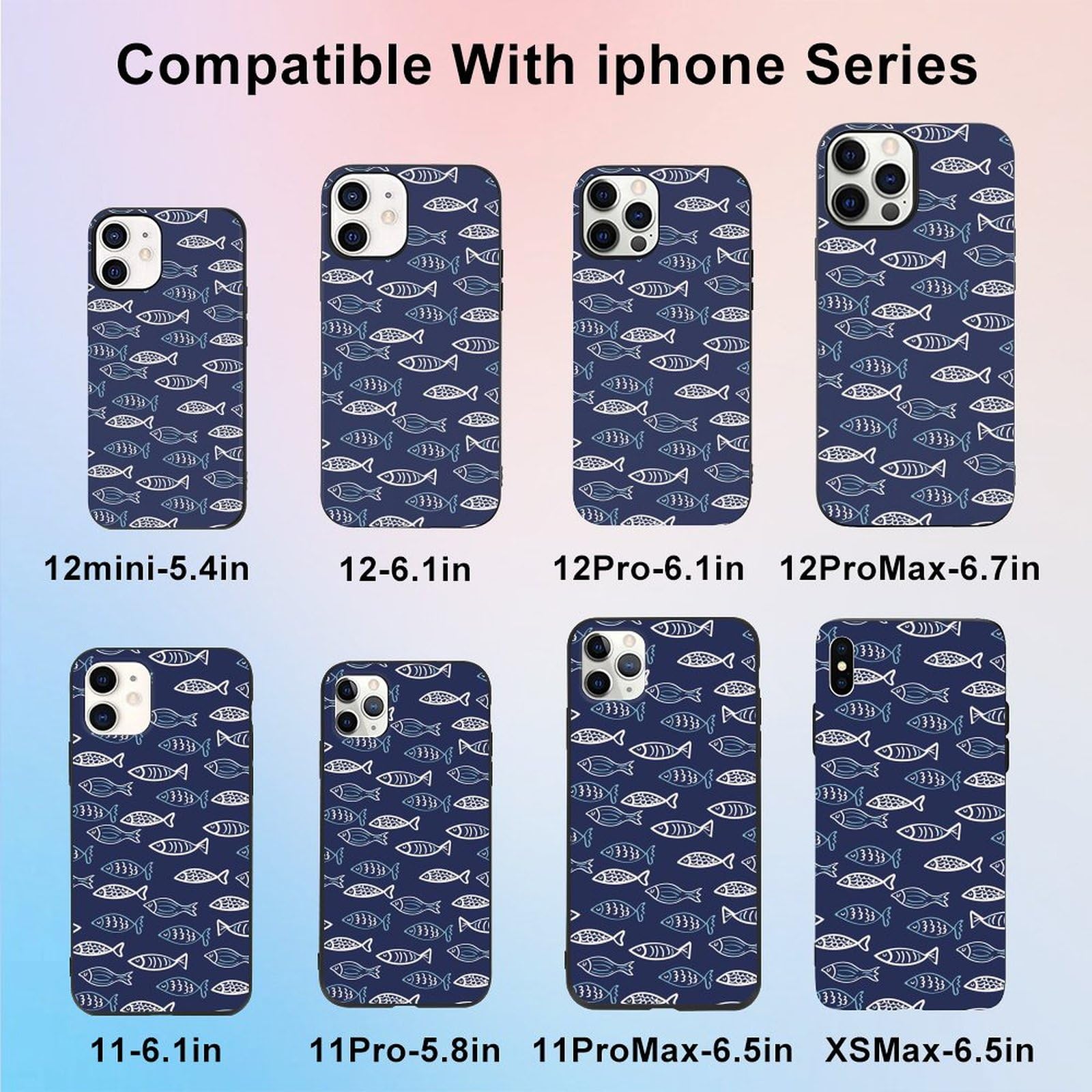 Amazon.co.jp: iPhone 13 Mini ケース さかな 魚柄 金魚 絵画 アニマル 