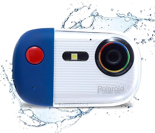 Miniatura 10 de Polaroid Cámara subacuática - 18MP 4K UHD, impermeable para esnórquel y buceo con pantalla LCD, recargable por USB Naranja,Verde,Amarillo,Azul,Rojo -