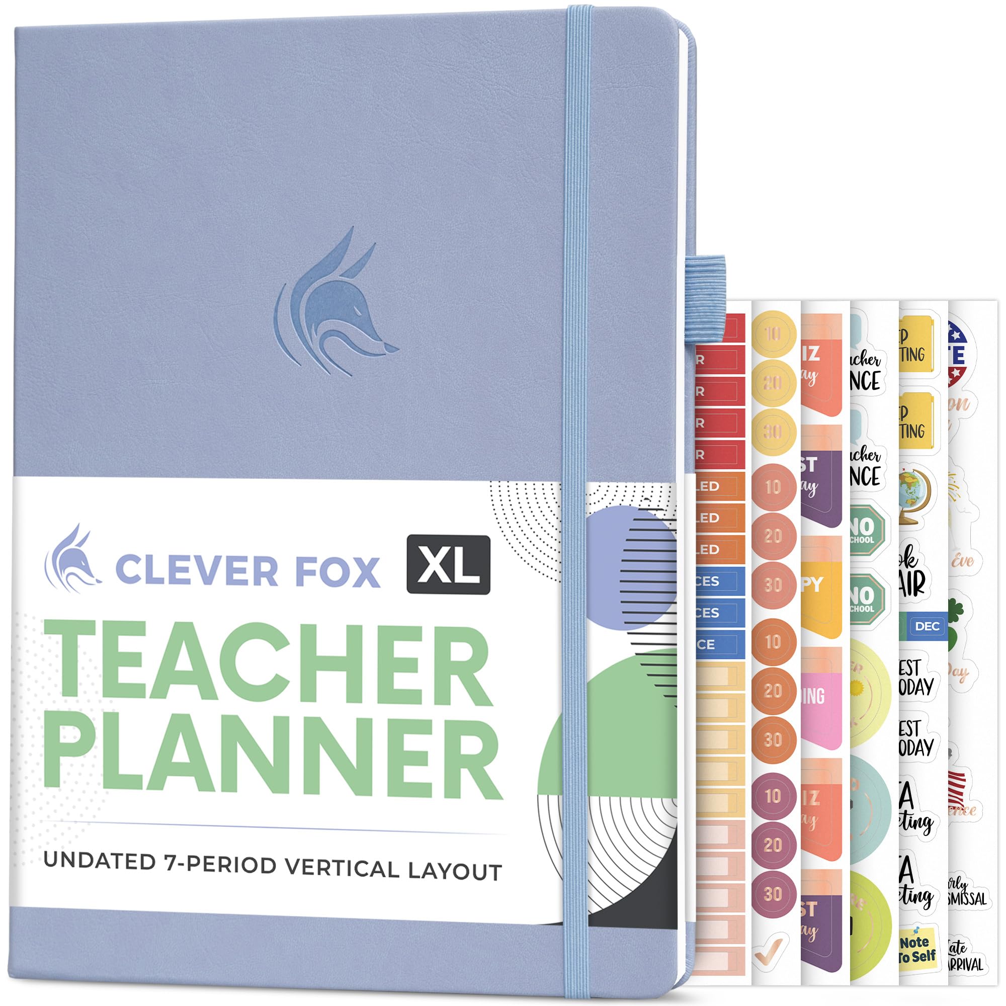 Photo 1 of Clever Fox Teacher Planner, A4 Periwinkle