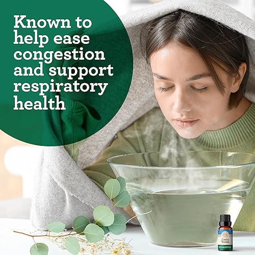 Miniatura 4 de GuruNanda Aceite esencial de eucalipto, 100% puro, natural y sin diluir para difusores, ayuda en el alivio de la congestión, perfecto para masajes