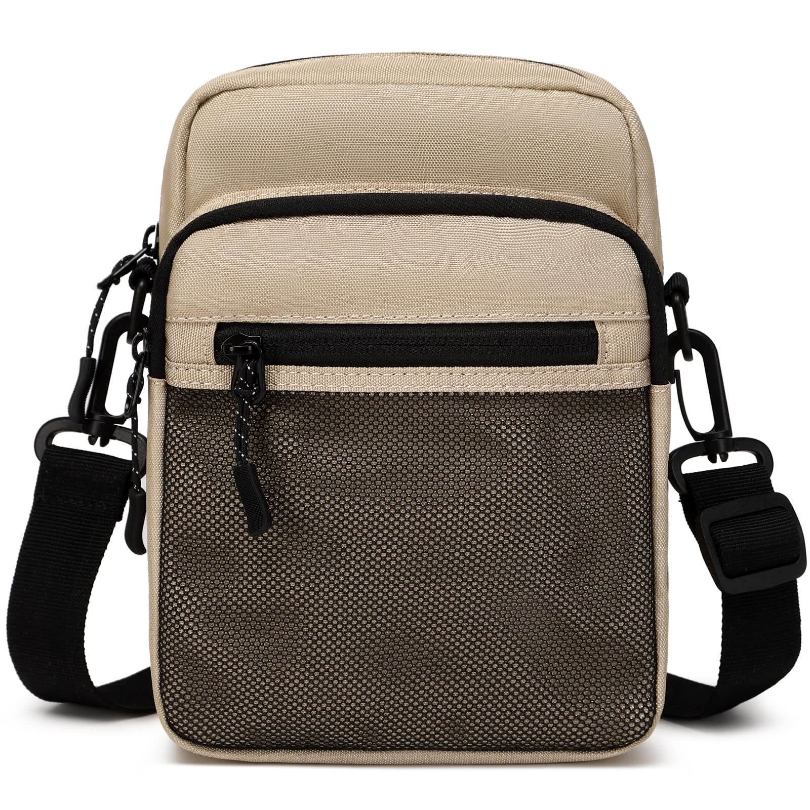 Lohol Small Messenger Bag for Men Women, Water Resistant Adjustable Crossbody Sling bag Purse for Travel Sports