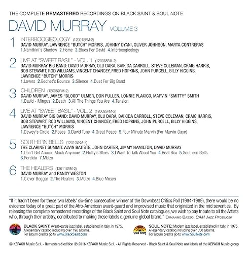 Miniatura 2 de David Murray - The Complete Remastered Recordings Vol.3