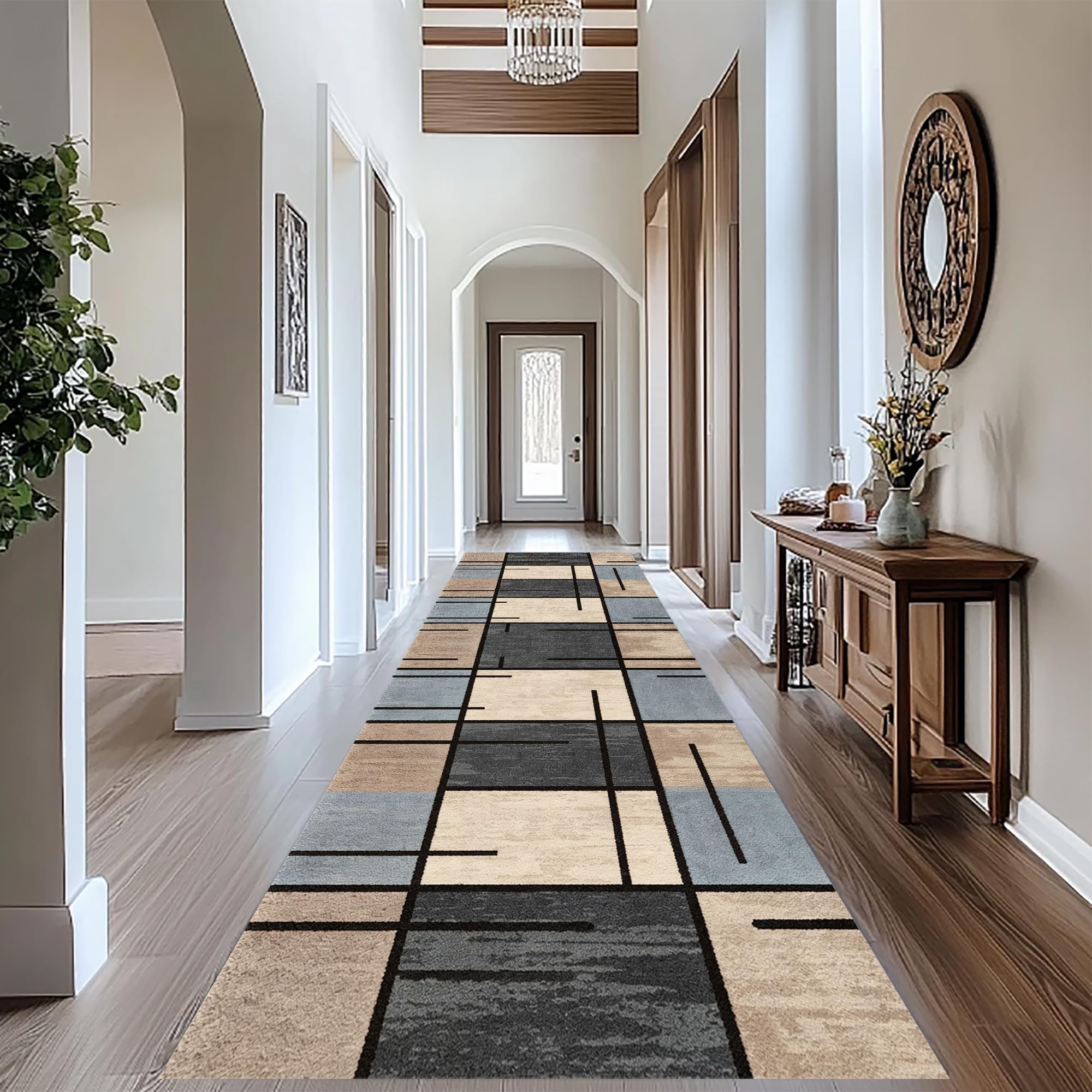 Dywan do przedpokoju antypoślizgowy zmywalny dywan kuchnia chłonny długi dywan korytarz 90 x 500 cm dywan wejście do salonu dywaniki do sypialni wejście wycieraczka do kuchni sypialni