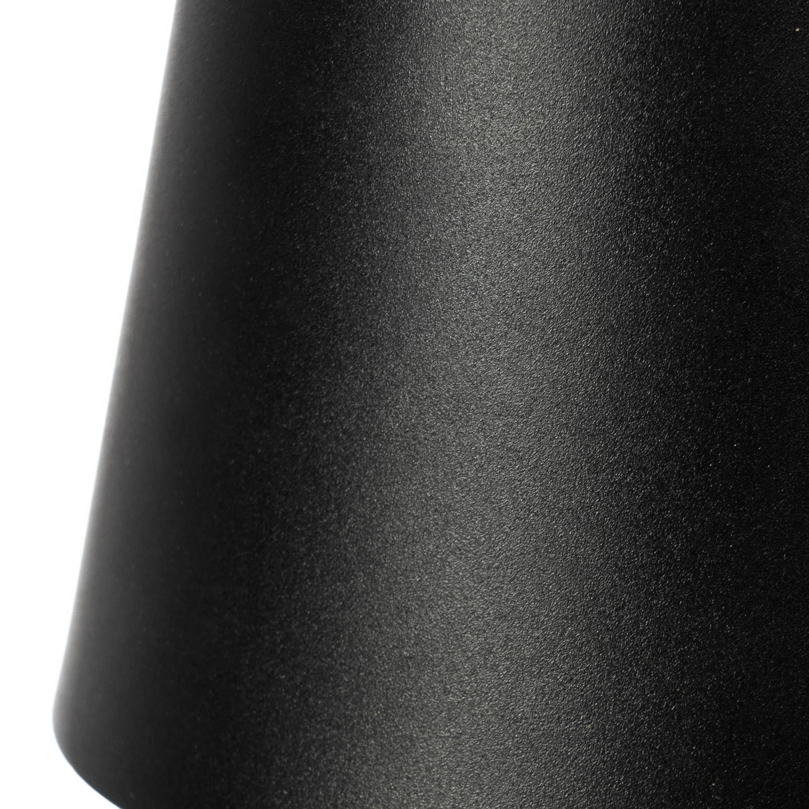 Lindby LED Luminaire de terrasse Janea à intensité variable (Moderne) en Noir Métal (1 lampe,à)