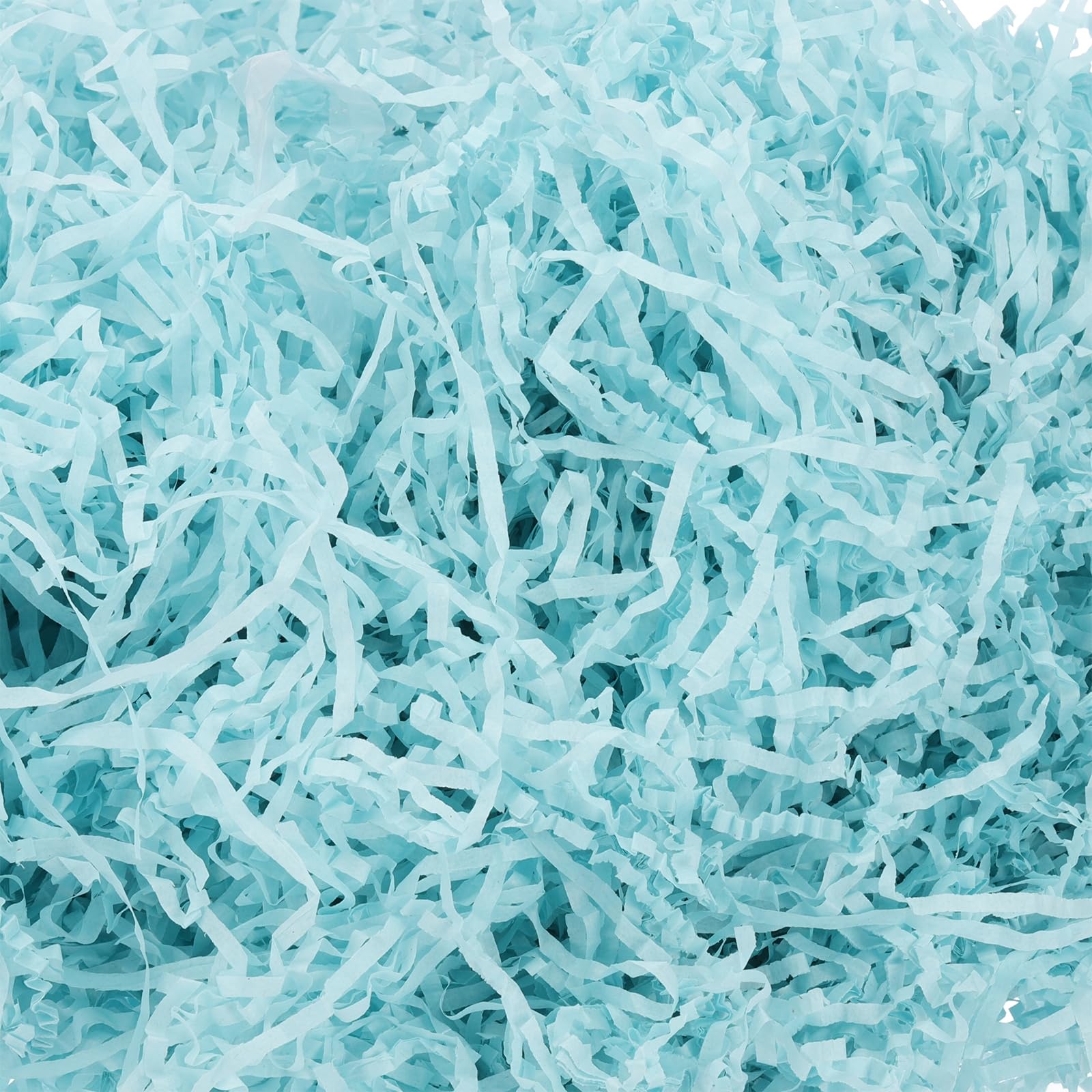 PATIKIL 4 oz Crinkle Cut Paper, Shred Packing Grass Cushion Paper Streamer for Wedding Birthday Bridesmaid Engagement Christmas Craft Gift Boxes Bags Basket Filler Decoration, Sky Blue
