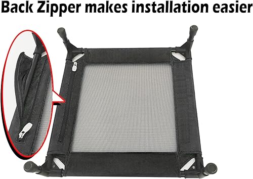 Miniatura 5 de Pozico Cama elevada para mascotas con malla transpirable para gatos y perros pequeños, cuna refrescante elevada para cachorros y gatitos, 18.9 x