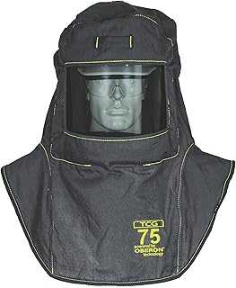 OBERON Arc Flash Hood - 75 Cal - Includes A5 Adapter, Ventilation System and Light - TCG Series