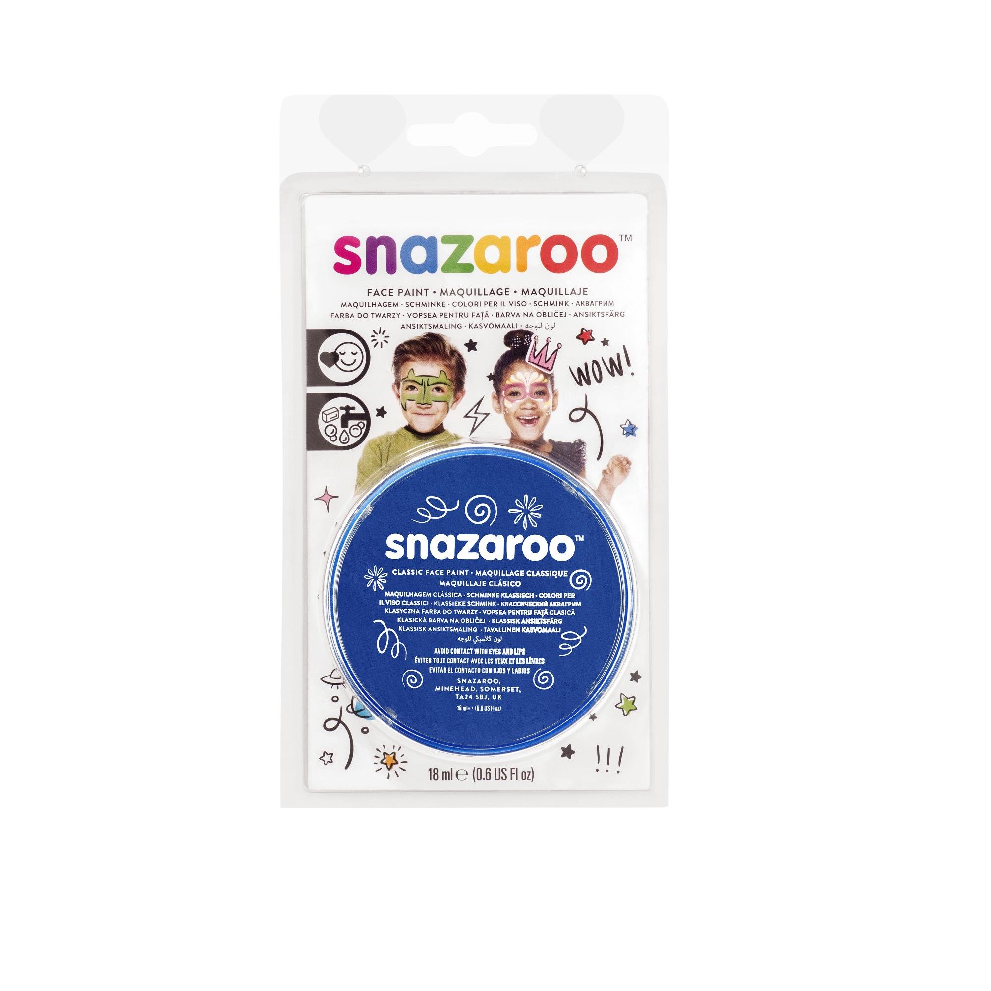 Snazaroo Gold 18ml Tubs Make Up 5 Pack