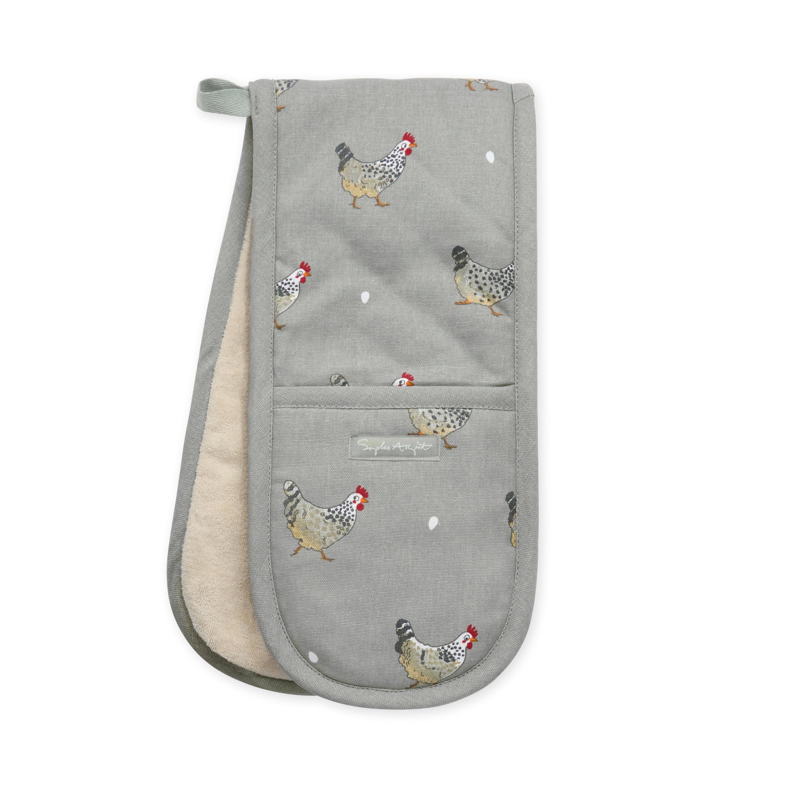 Sophie Allport Double Oven Glove - Chicken