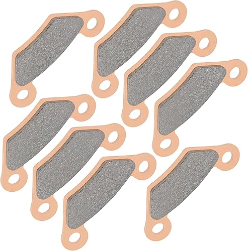 Miniatura 3 de Caltric 4 pastillas de freno delanteras y traseras compatibles con John Deere 4X2 4X4 Gator Hpx Diesel después de 090000