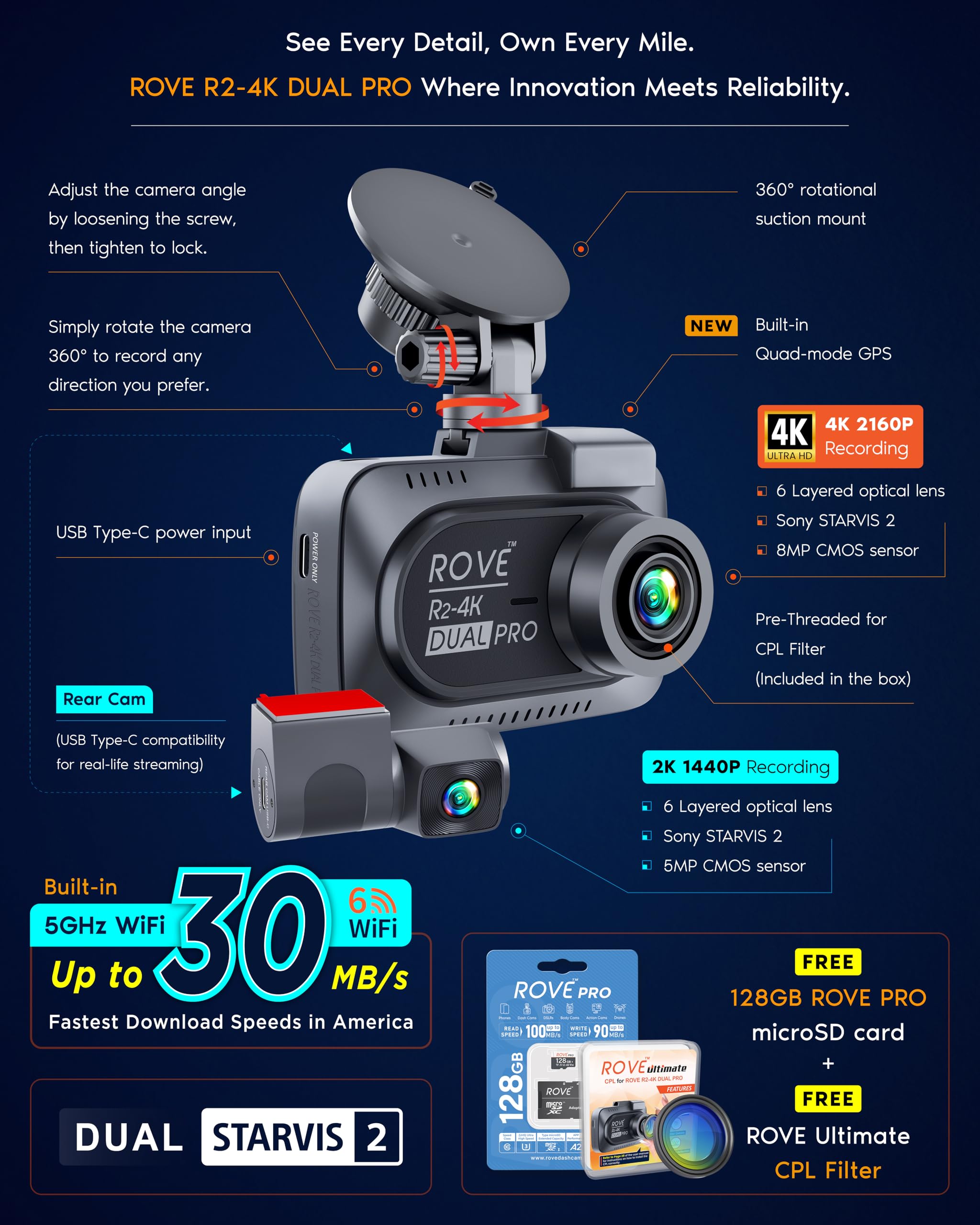 ROVE R2-4K Dual Pro Review: Worth It for Front and Rear Protection? (13/16)