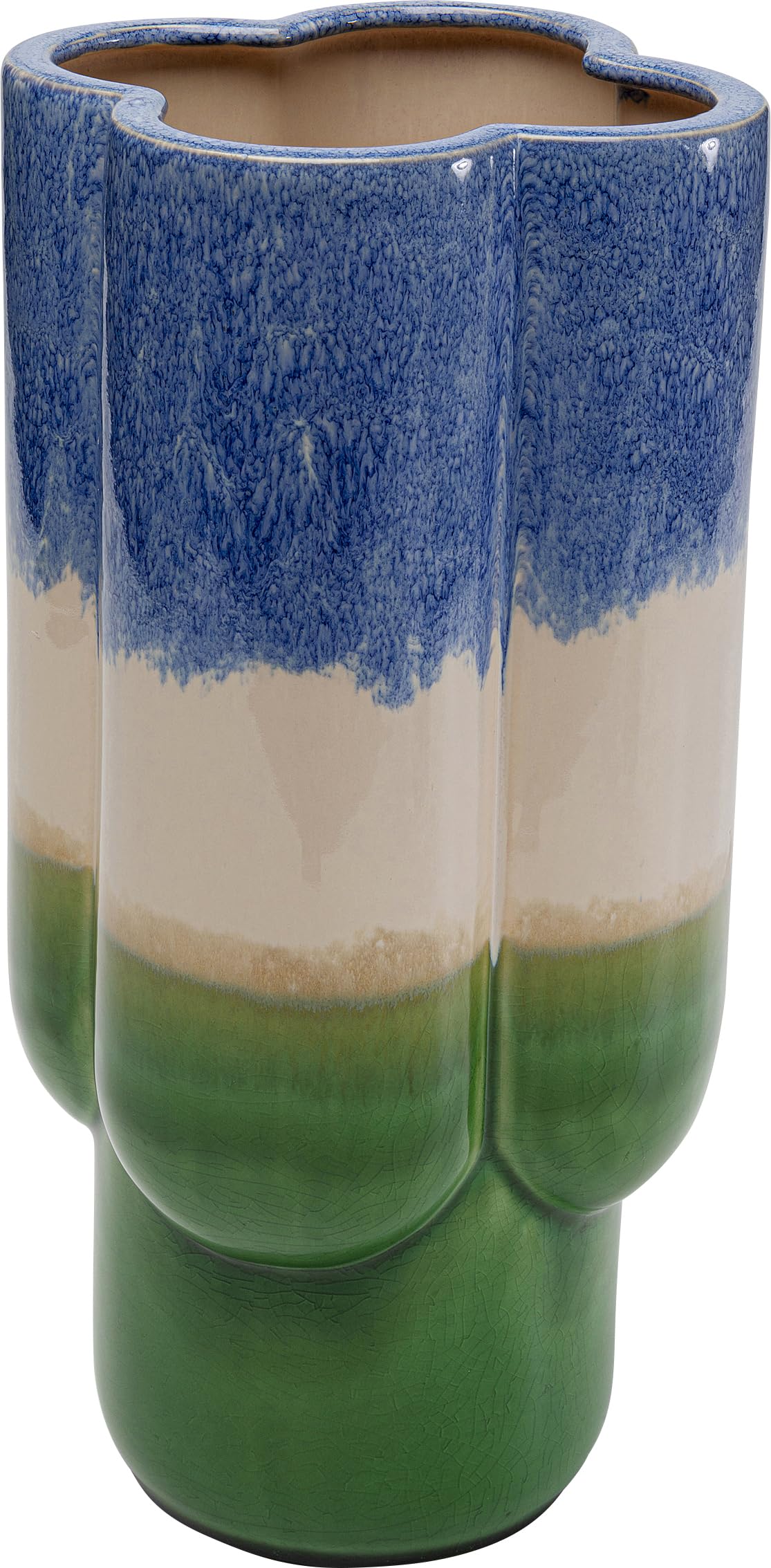 Vase tulipe Kare en céramique fait main 34 cm pour égayer votre intérieur