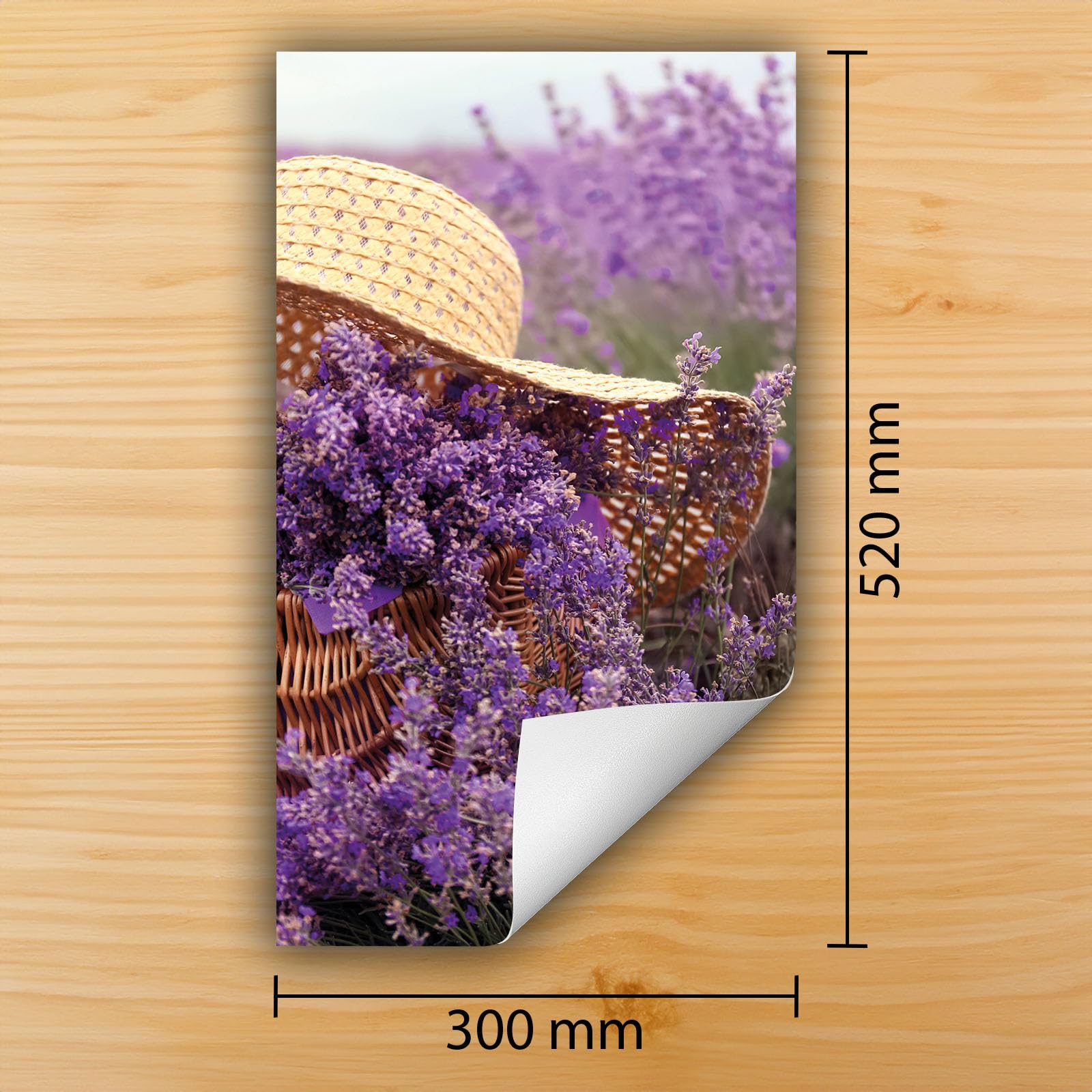 Copertura Tappetino Piano Induzione 30x52 cm Cucina Coprifornelli Protezione per Piano Induzione - lavanda