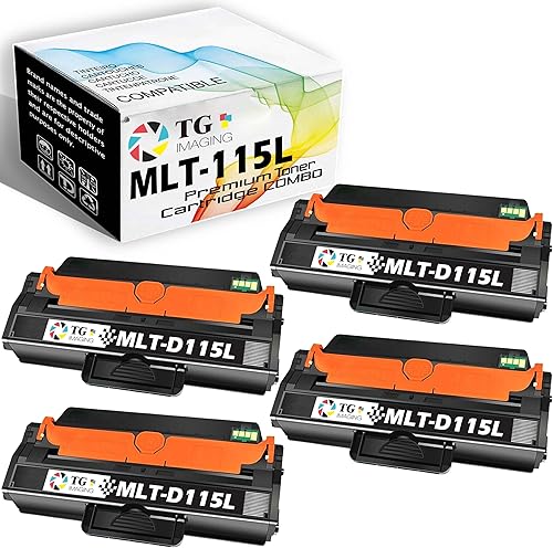 Miniatura 1 de TG Imaging Cartucho de tóner compatible D115L de repuesto para Samsung MLT-D115L MLTD115L 115L para Xpress SL-M2830DW SL-M2880FW SL-M2870FD