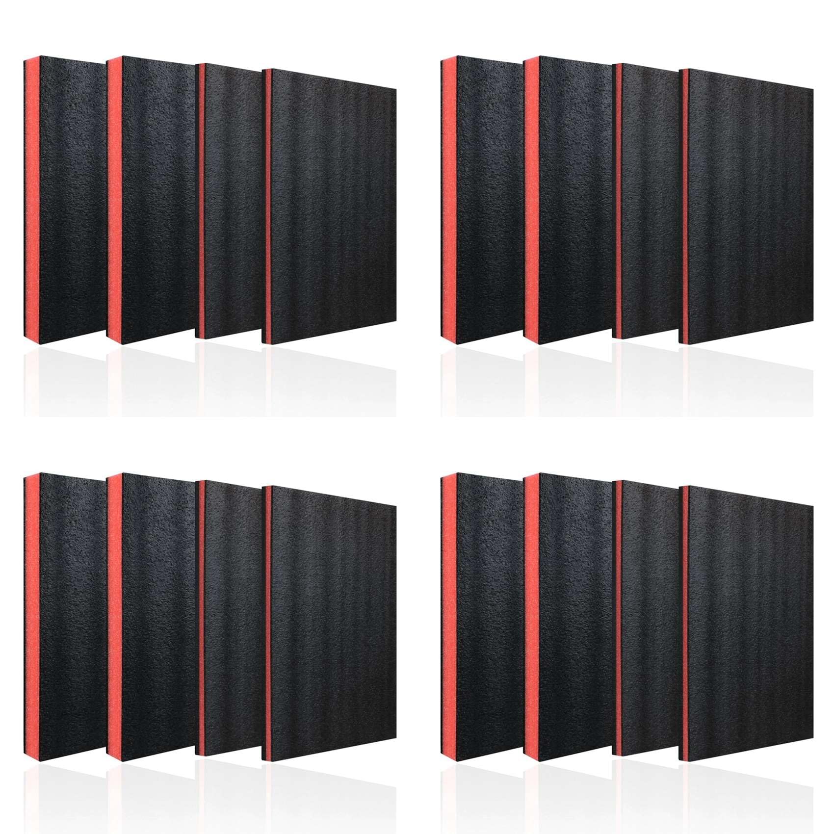Jnchdghwa As Shown Tool Box Foam 16Pcs 18X12x2inch & 18X12 X 1Inch, Inserts For Cases,Polyethylene Storage Sheets For Toolbox