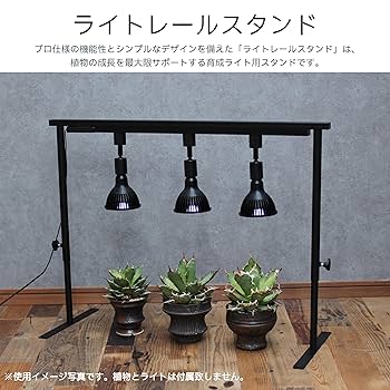 LIM AIRON CRAFT 育成ライトレールスタンド 140cm 挟込タイプ Amazon.co.jp: LIM IRON CRAFT ライトレールスタンド ライト